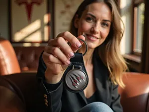 Custom Leather Keyrings Excellent Drift Max Design